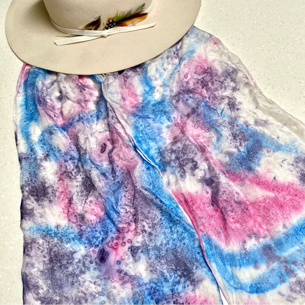 Watercolour SILK hand painted artisan gem - Picture 5 of 10
